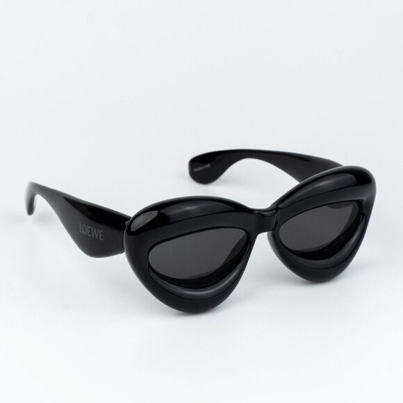 Loewe INFLATED Women Sunglasses Black Grey Cat Eye LW40097I 01A NEW AUTHENTIC main image 13